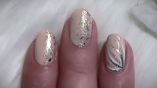 Einfaches Nude Nageldesign für kurze Nägel selber machen  Simple Nail Art Design for short nails [upl. by Mirella]