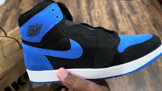 Air Jordan 1 Royal Reimagined  but wait till they hit the outlet review [upl. by Tollman]