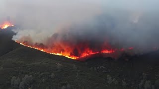 Mendocino Complex wildfire becomes largest in state history [upl. by Maitland923]