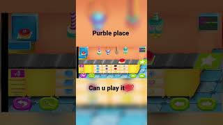 purble place game shorts must watch 💯 interesting game 🎯💥🎯 [upl. by Enaid]