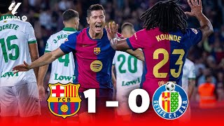 Barcelona vs Getafe 10  RESUMEN y GOLES  La liga 202425 [upl. by Vaden]