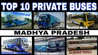 Top 10 private buses of mp madhya Pradesh [upl. by Eiramlehcar]