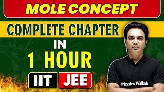 MOLE CONCEPT In 1 Hour  Complete Chapter For JEE Main amp Advanced [upl. by Jaala]