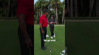 Tiger Woods short game secrets with Collin Morikawa TaylorMade shorts [upl. by Assyral]