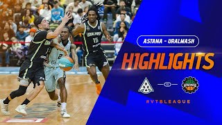 Astana vs Uralmash Highlights November 12  Season 202324 [upl. by Anaderol]