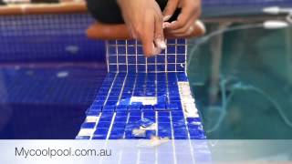 How To Replace Pool Tiles [upl. by Power]