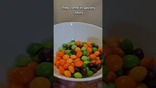 Skittles Shriekers 😱 skittles sour candy halloween asmr food snacks chewy [upl. by London]