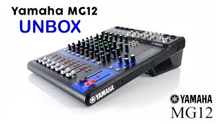 Yamaha 12 channel MG12XU UNBOX and QUICK REVIEW [upl. by Ahsinal]