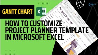 How to Customize Project Plan in Microsoft excel  Gantt Chart [upl. by Vahe]