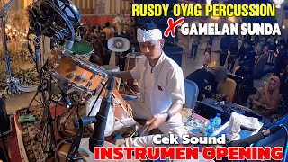 KOLABORASI RUSDY OYAG PERCUSSION Feat GAMELAN  INSTRUMEN OPENING [upl. by Secilu]