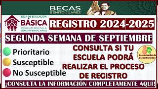 😱🥳REGISTRO BECAS BENITO JUAREZ 20242025🥳😱 [upl. by Airekal]