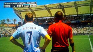 Mario Balotelli Tries The Dumbest Kick Ever Machester City VS Los Angeles GalaxyWFB CHALLENGE [upl. by Arnon984]