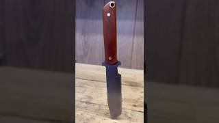 How to make a sapele wood handle on your tanto knife knife tanto knifehandle [upl. by Esela]