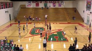 Oak Harbor High School vs Rossford High School Womens Varsity Volleyball [upl. by Brynne]