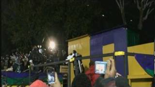 Ying Yang Twins perform quotHalftime Stand Up and Get Crunkquot live during the Lombardi Gras Parade [upl. by Asylem]