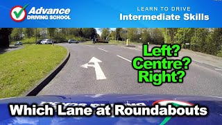 Which Lane At Roundabouts  Learn to drive Intermediate skills [upl. by Eisnil331]