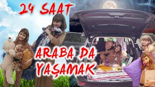 24 saat arabada arabaya yemek söyledik gece korktuk [upl. by Trebled]