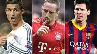 Ballon dOr 2013  Messi vs Ronaldo vs Ribery [upl. by Sharman]