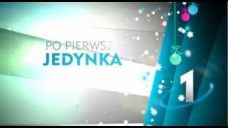 TVP1 oprawa  PO PIERWSZE JEDYNKA  czołówka świąteczna [upl. by Adaval254]