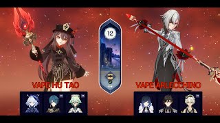 Genshin Impact  Abyss Floor 12  HuTaoArlecchino Vape [upl. by Akcirehs]