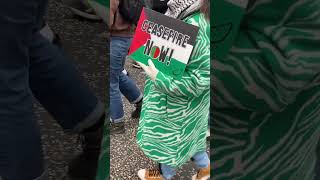 People of Leeds staging a silent march to demand an end to the Israeli genocidal war in Gaza [upl. by Austina560]