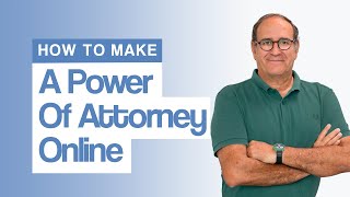 How to make a Power Of Attorney Online [upl. by Kirsti68]