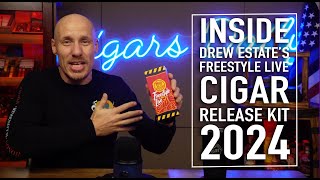 Inside Drew Estates FreeStyle Live Cigar Release Kit 2024 [upl. by Odnomor]