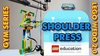 Lego Wedo 20 Shoulder Press Guy Building Instructions [upl. by Wilder]