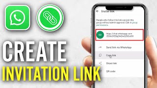 How To Create WhatsApp Group Invitation Link  Step By Step [upl. by Reh]