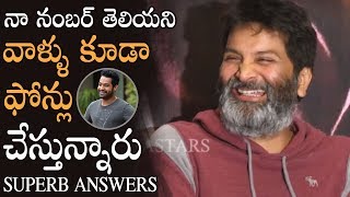 Trivikram Media Interaction After Aravinda Sametha Veera Raghava Release  Manastars [upl. by Attenaz]