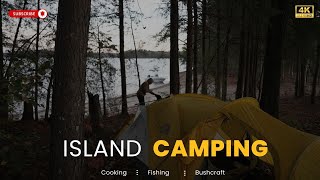 FALL Camping on an ISLAND [upl. by Ynej]