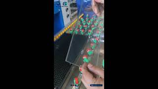 Diamond Glass Polishing Machine glasspolishing [upl. by Refinneg692]