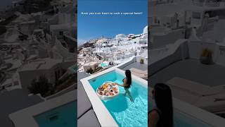 Best resorts in Greece Cilon Suites Santorini 🌞🏖️greecetravelresorts travel [upl. by Seidnac]