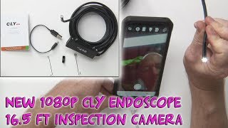 NEW Endoscope Inspection Camera 1080P HD Waterproof Borescope [upl. by Ecienaj]