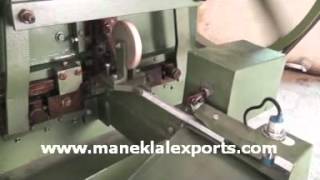 Manek  C Ring  Hog Ring Making Machine with Taping Attachment [upl. by Okiruy]