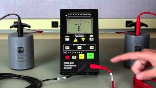 Measure the Resistance of a Worksurface per ANSIESD S41 [upl. by Airtemak]