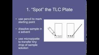 5 1 Spot the TLC Plate [upl. by Enihpesoj431]