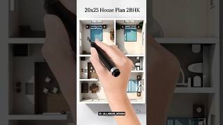 20×25 house plan 2BHK home design short video foryou shortvideo officalvideo youtubeshorts home [upl. by Zeena]