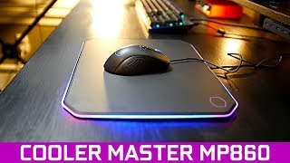 Dual Surface RGB Mouse Pad  CoolerMaster MP860 [upl. by Aleece]