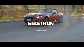 Abarth 124 Spider powered by Seletron Performance Chip [upl. by Minnie67]