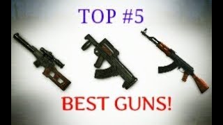 TOP 5 BEST GUNS IN FREE FIRE BATTLEGROUNDS English [upl. by Beck]