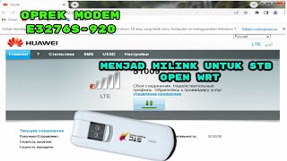 mengubah modem huawei E3276S ke hilink [upl. by Ydner]