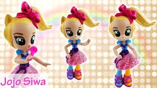 JOJO SIWA Custom Doll with MLP Equestria Girls Minis Doll DIY Tutorial [upl. by Ylenaj]