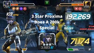 When A 3 Star Does More Damage Then A 6 Star  Proxima Midnight  Marvel Contest Of Champions [upl. by Brice941]