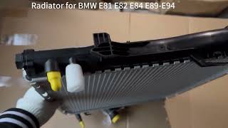 17117562079 Aluminum Radiator Water Tank for BMW E81 E82 E84 E87 E88 E89 E91 E92 E93 17117562079 [upl. by Yor]