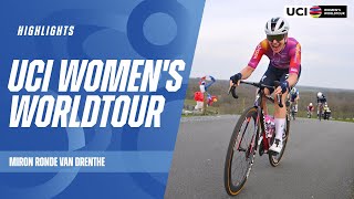 Miron Ronde van Drenthe Highlights  2024 UCI Womens WorldTour [upl. by Rehsu26]