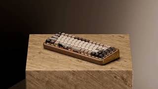 Akko MU1 Wooden Gasket Mechanical Keyboard [upl. by Yrehcaz]