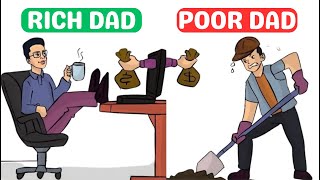 Rich Dad Poor Dad  Robert Kiyosaki  SUMMARY Animated [upl. by Illona]