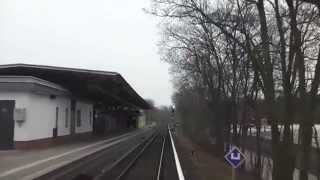 Führerstandsmitfahrt SBahn Berlin von Storkower Strasse nach Hennigsdorf [upl. by Evatsug]