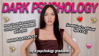 11 ways to make anyone OBSESSED with you dark psychology [upl. by Ahsirt802]